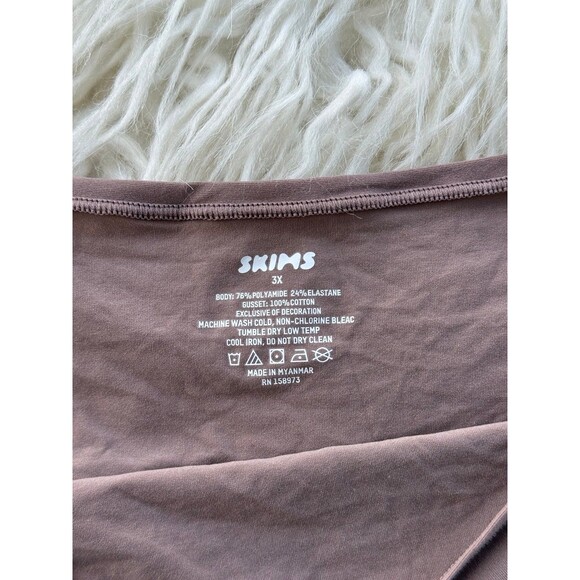 Skims Fits Everybody Thong Umber Size 3X - Picture 5 of 8